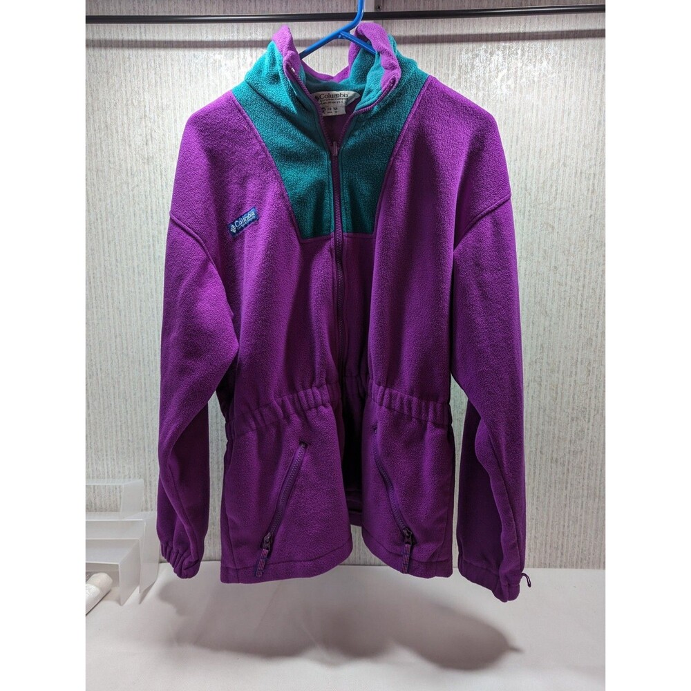 Purple And Teal Columbia Jacket 18/20 Youth